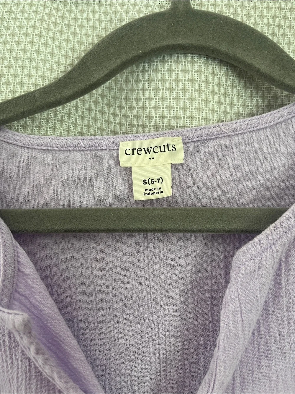 Crewcuts Lilac Tunic Coverup with Deep Purple Trim (NWOT)
